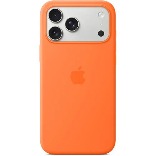 Capa Silicone Apple com MagSafe para iPhone 17 Pro Max - Laranja - Image 2