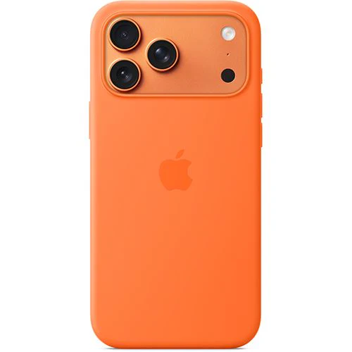 Capa Silicone Apple com MagSafe para iPhone 17 Pro Max - Laranja - Image 3