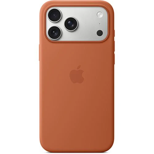 Capa Silicone Apple com MagSafe para iPhone 17 Pro Max - Terracota