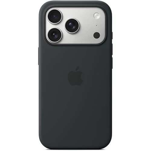 Capa Silicone Apple com MagSafe para iPhone 17 Pro - Preto