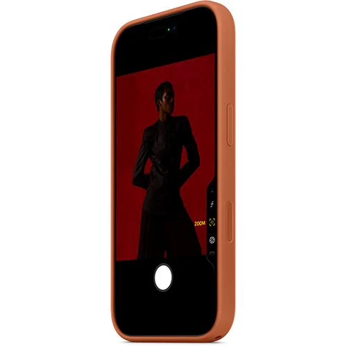 Capa Silicone Apple com MagSafe para iPhone 17 Pro - Terracota - Image 4