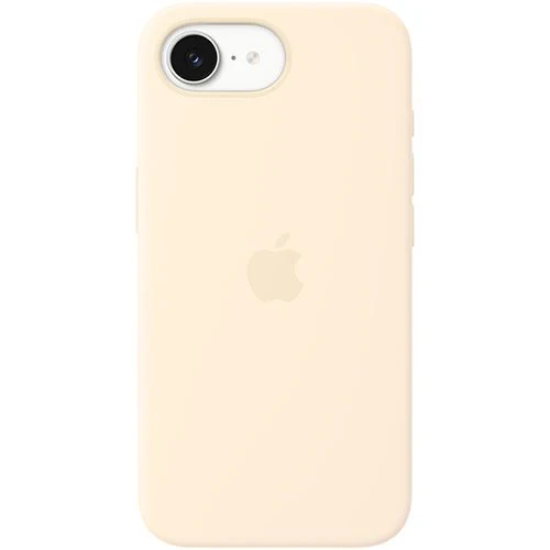 Capa Silicone Apple com MagSafe para iPhone 17e - Baunilha