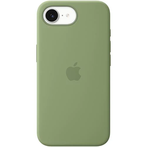 Capa Silicone Apple com MagSafe para iPhone 17e - Musgo Claro