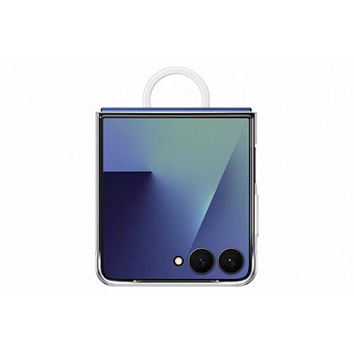 Capa Silicone com Anel Samsung para Z Flip7 - Transparente - Image 4
