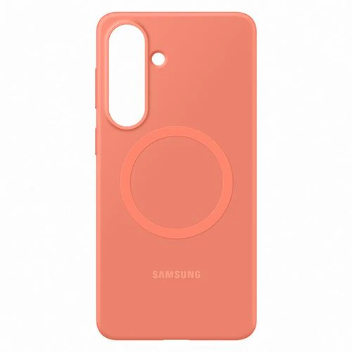 Capa Silicone Magnética Samsung para Galaxy S26+ -  Vermelho Coral