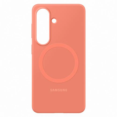 Capa Silicone Magnética Samsung para Galaxy S26 -  Vermelho Coral