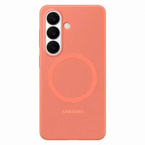 Capa Silicone Magnética Samsung para Galaxy S26 -  Vermelho Coral - Image 3