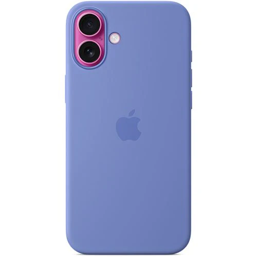 Capa Silicone MagSafe Apple para iPhone 16 Plus - Azul Violeta