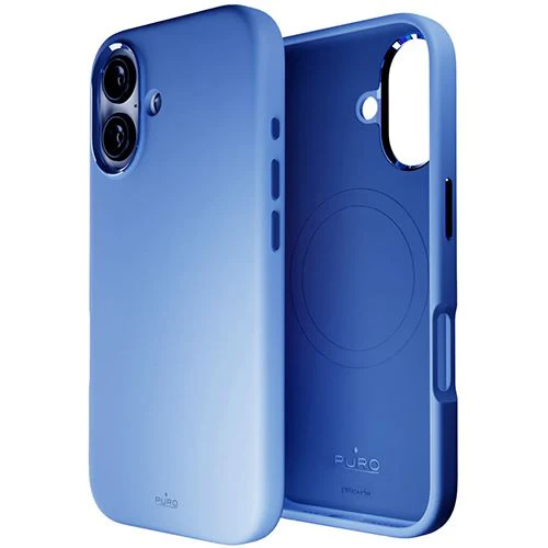 Capa Silicone Puro Icon Mag Pro para iPhone 16 - Azul (Blue Lagoon) - Image 9