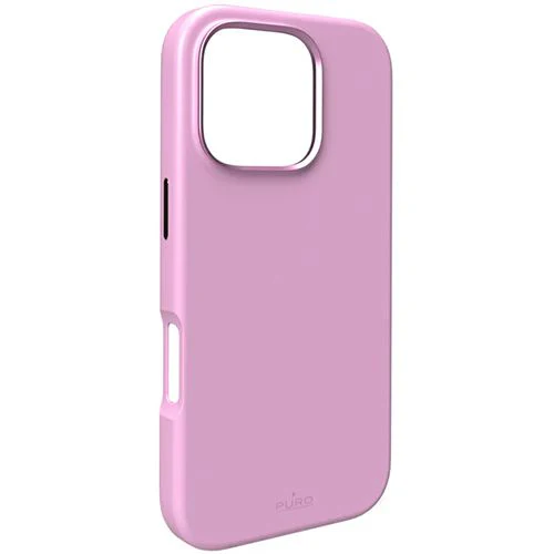 Capa Silicone Puro Icon Mag Pro para iPhone 16 Pro Max - Rosa (Coraltastic)