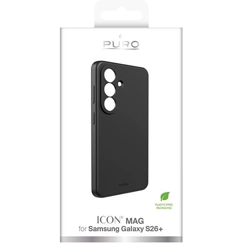 Capa Silicone Puro Icon para Samsung Galaxy S26+ - Preto - Image 2