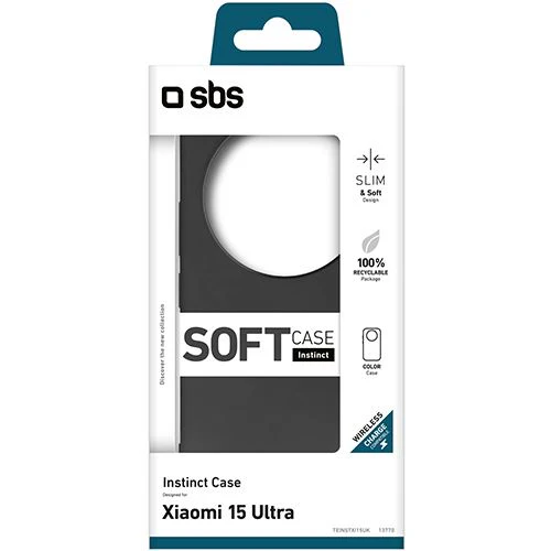 Capa Silicone SBS Soft Instinct para Xiaomi 15 Ultra - Preta - Image 2