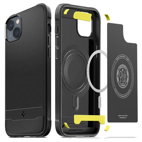 Capa Spigen Rugged Armor com MagSafe para Iphone 14 Plus - Preto - Image 2