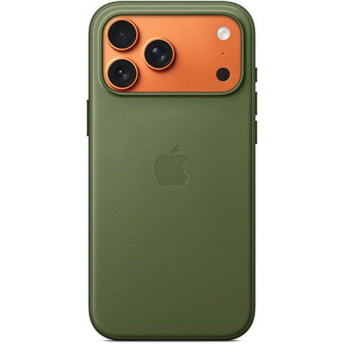 Capa Tecido TechWoven Apple com MagSafe para iPhone 17 Pro Max - Verde - Image 2