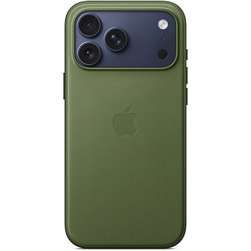 Capa Tecido TechWoven Apple com MagSafe para iPhone 17 Pro Max - Verde - Image 3