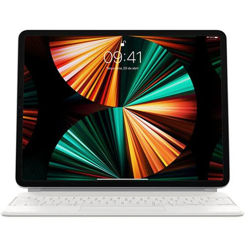 Capa Teclado Apple Magic Keyboard para iPad Pro de 12.9" 5.ª geração - Layout PT - Branco