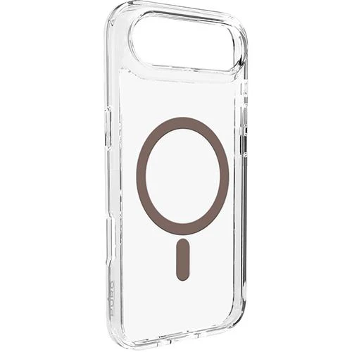 Capa TPU com MagSafe Puro Lite Mag para iPhone Air - Transparente / Castanho Chocolate