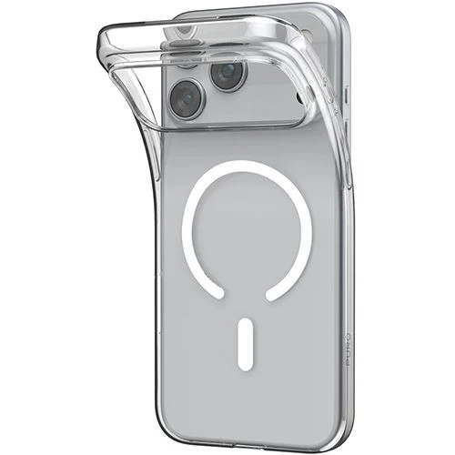 Capa TPU Puro Mag 0.3 para iPhone 17 Pro Max - Transparente