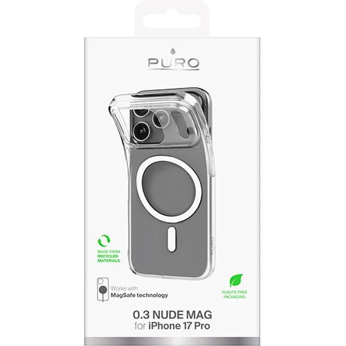 Capa TPU Puro Mag 0.3 para iPhone 17 Pro- Transparente - Image 2