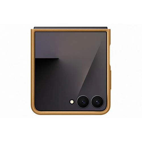 Capa Vegana Samsung para Z Flip7- Camel - Image 4