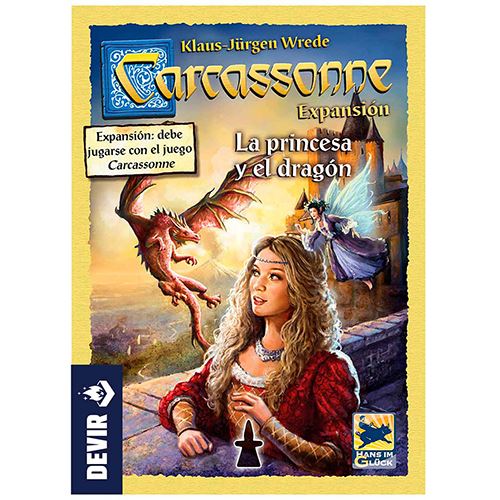 Expansão para Jogo de Tabuleiro Carcassonne: A Princesa e o Dragão - Devir - Image 2