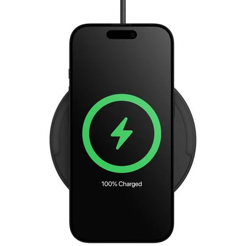 Carregador BoostCharge Qi Wireless Charging Pad 15W + Adaptador de Corrente - Preto - Image 5