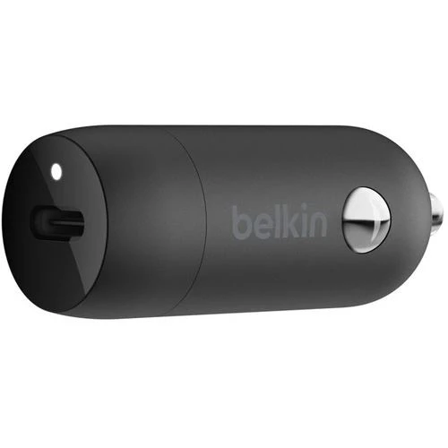 Carregador de Isqueiro Belkin BoostCharge USB-C PD 30W - Preto