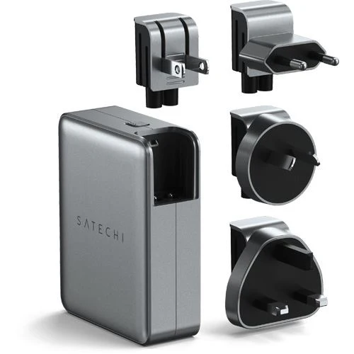 Carregador de Viagem Satechi Travel ST-W145GTM USB-C 4 Portas GaN 145W - Image 5