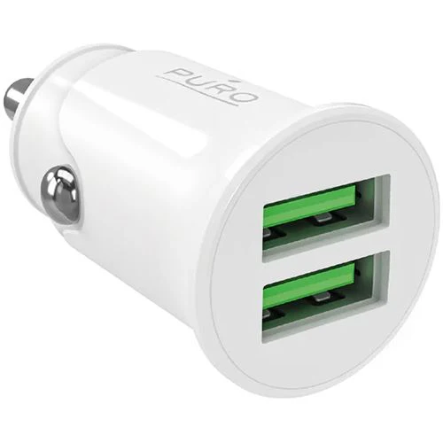 Carregador Isqueiro 2x USB Puro Pro Lite - Branco