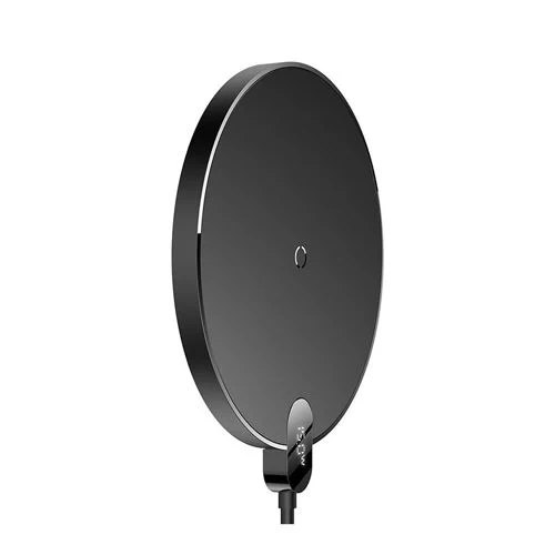 Carregador Qi Wireless com Ecrã LED Baseus Gen 2 - Preto - Image 2
