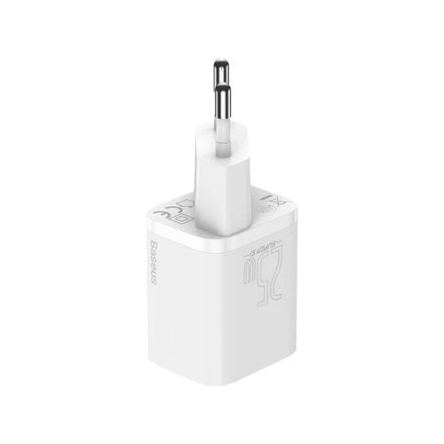 Carregador Rápido USB-C Baseus Super SI 25W + Cabo USB-C 1m - Branco - Image 4