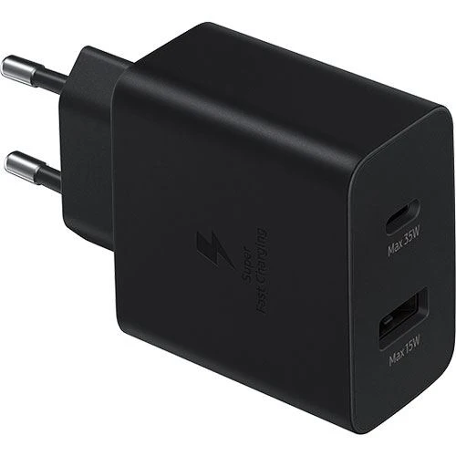 Carregador Samsung Adaptador de Energia Duo - 35W - Preto