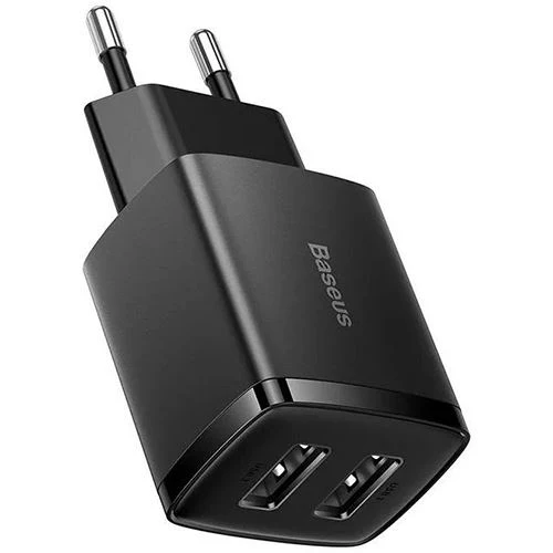 Carregador USB Baseus Compact Quick Charger - 10.5W - Preto