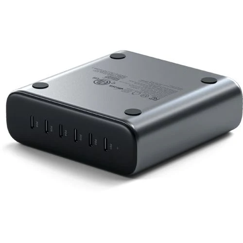 Carregador USB-C Satechi ST-C200GM-EU 6-Portas PD GaN - 200W - Cinzento - Image 4