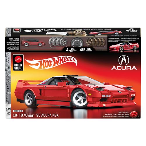 Carro Hot Wheels Speed ´90 Acura NSX - Series Acura - Set de Construção 876 Peças - Mega | Mattel Brick Shop