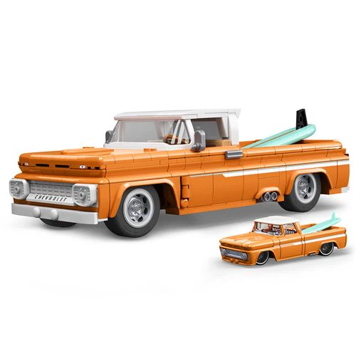 Carro Hot Wheels Speed Custom ´62 Chevy Pickup - Series Chevy - Set de Construção 858 Peças - Mega | Mattel Brick Shop - Image 2
