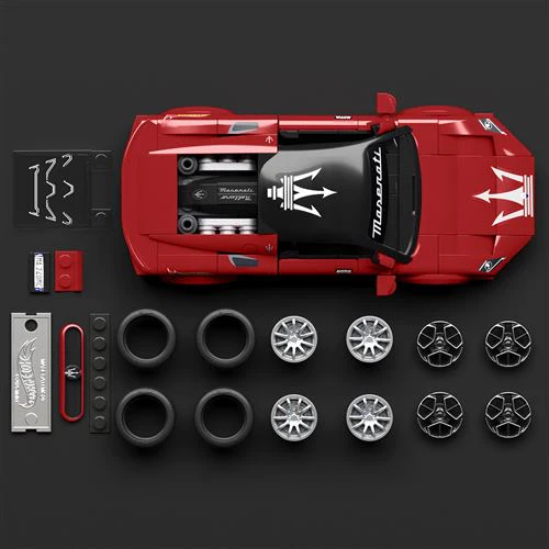 Carro Hot Wheels Speed Maserati MC20 - Series Maserati - Set de Construção 250 Peças - Mega | Mattel Brick Shop - Image 3