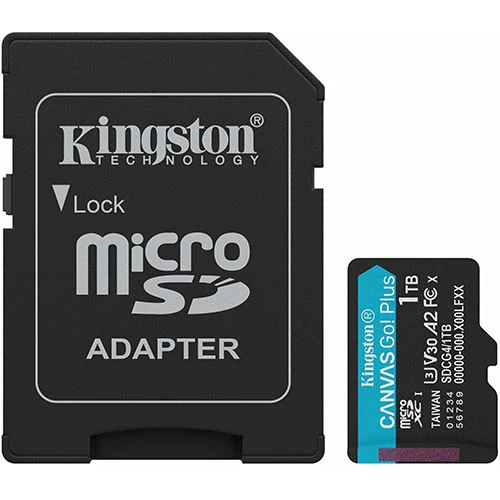 Cartão de Memória MicroSDXC Kingston Canvas Go! Plus Gen4 - 1TB