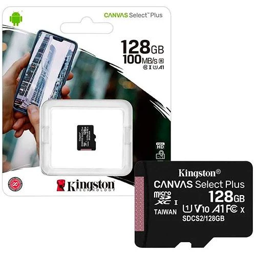 Cartão de Memória MicroSDXC Kingston Canvas Select Plus - 128GB - Image 2