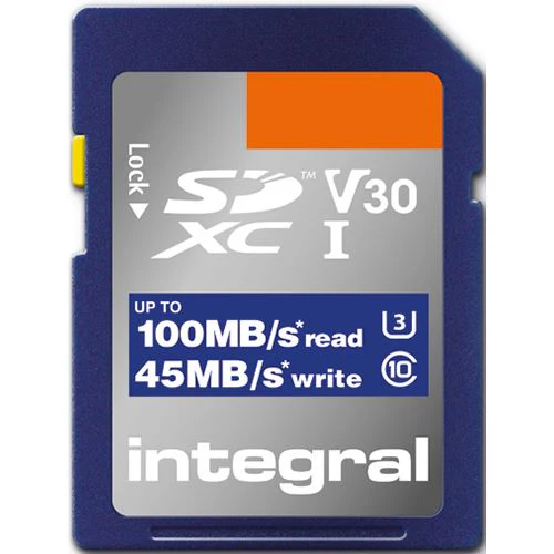 Cartão de Memória SDHC Integral V30 - 128GB