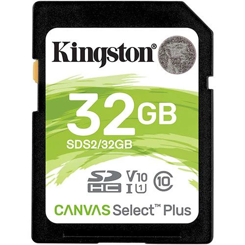 Cartão de Memória SDHC Kingston Canvas Select Plus - 32GB