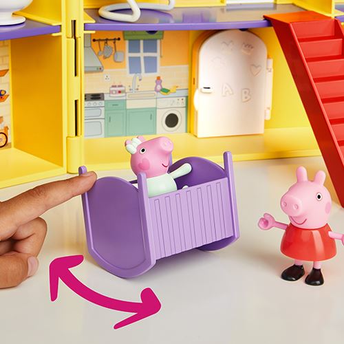 Casa Familiar da Peppa Pig - Sobrado Grande 16 Peças - Hasbro - Image 10