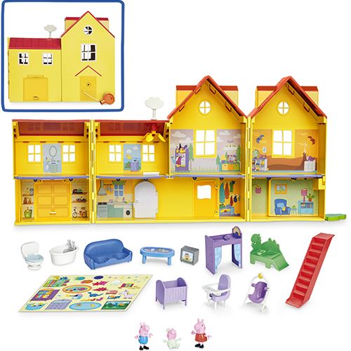 Casa Familiar da Peppa Pig - Sobrado Grande 16 Peças - Hasbro - Image 6