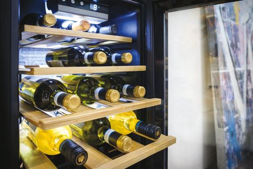 Cave de Vinho Candy CWC 021 ELSP/N | 70x40x55 cm | 21 Garrafas | G | Preto - Image 2