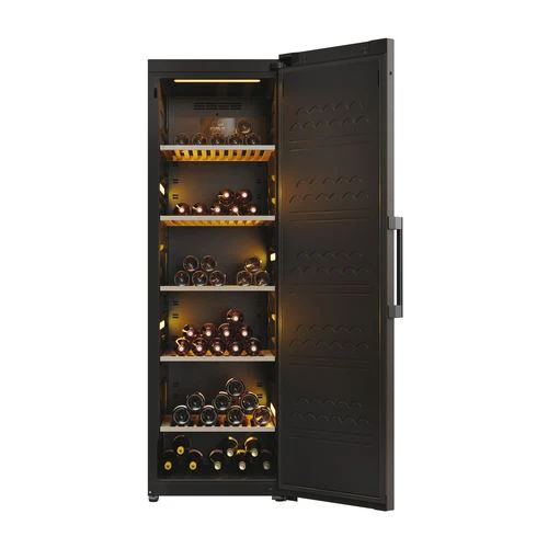 Cave de Vinho Haier HWS247FDU1 | 190x59,7x71,4 cm | 247 Garrafas | D | Preto - Image 2