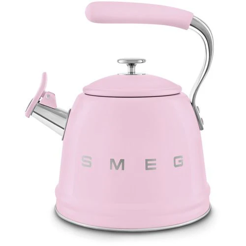 Chaleira de Apito Smeg Anni'50 WKF01PK - Rosa