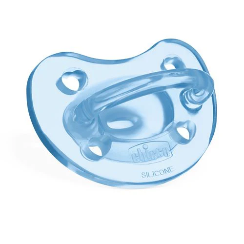 Chupeta Physio Soft em Silicone Azul 0 a 6 Meses - 1 Unidade - Chicco - Image 3