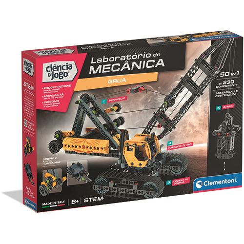 Ciência e Jogo Laboratório de Mecânica: Grua - STEM - Clementoni