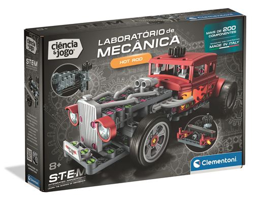 Ciência e Jogo Laboratório de Mecânica: Hot Rod - STEM - Clementoni