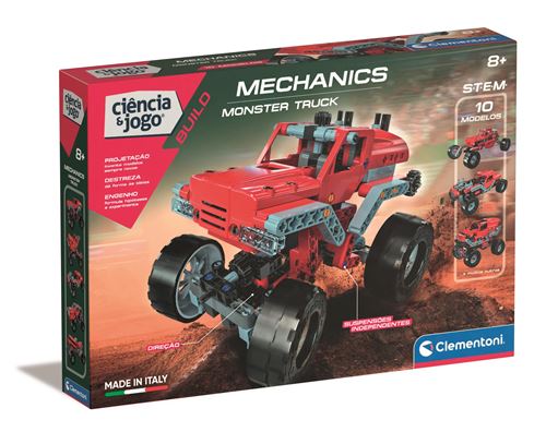 Ciência e Jogo Laboratório de Mecânica: Monster Truck - Clementoni